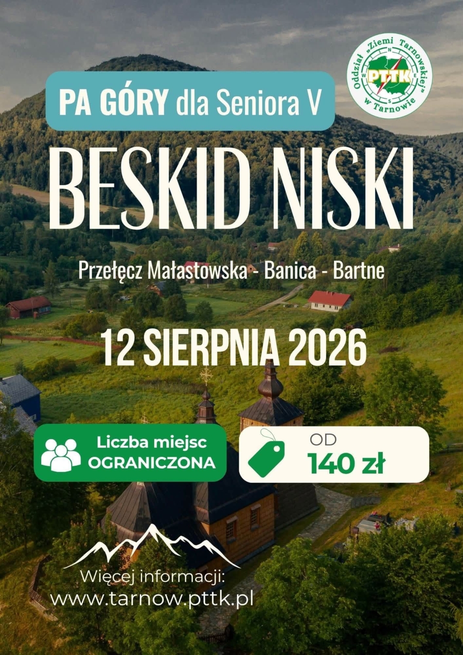 Plakat akcji "Pagóry dla seniora"