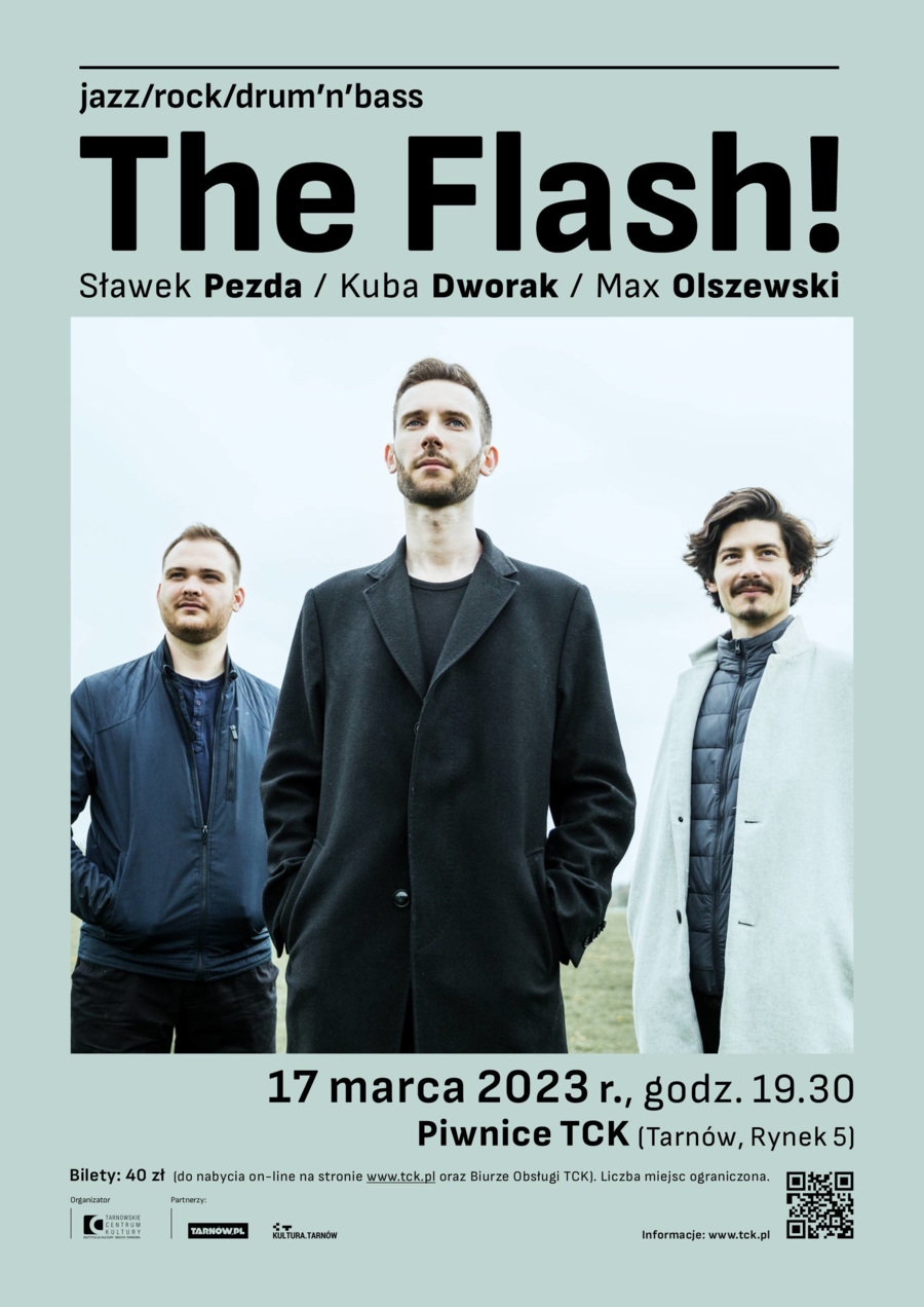 Plakat koncertu zespołu "The Flash!"