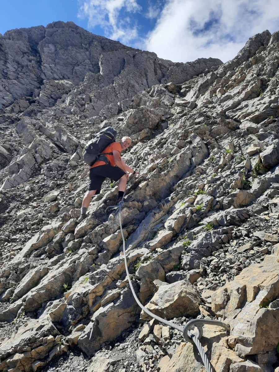 Robert Górski na trasie Adlerweg