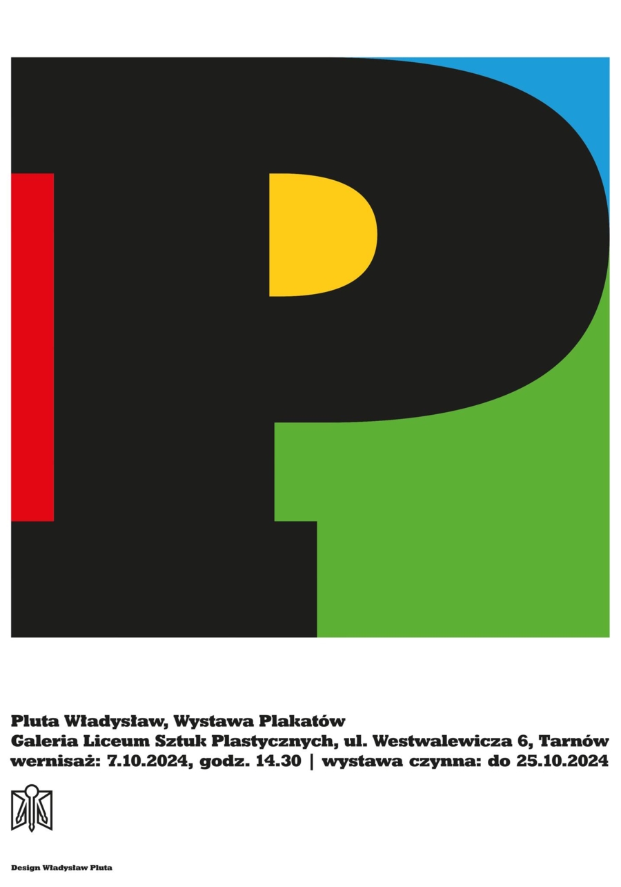 Plakat wystawy plakatów Władysława Pluty