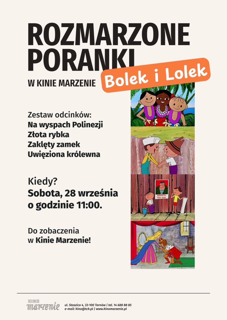 Plakat "Rozmarzonych Poranków"