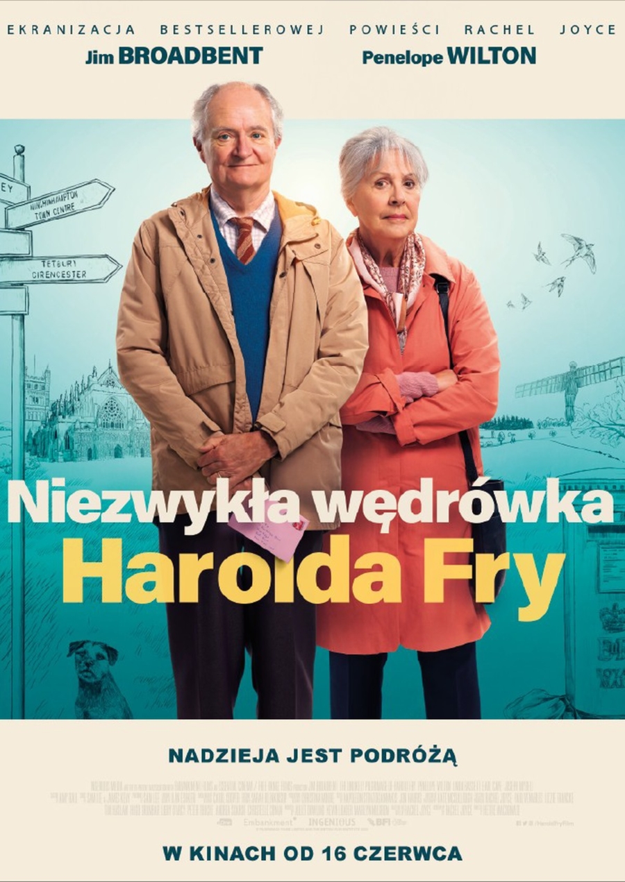 Plakat filmu „Niezwykła wędrówka Harolda Fry”