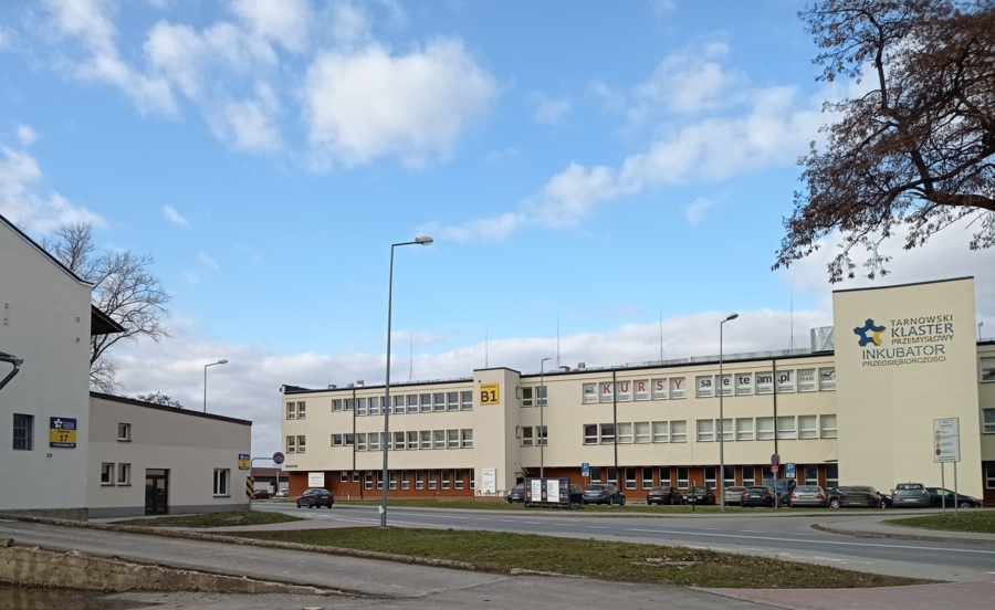 Na zdjęciu budynek Klastera Przemysłowego