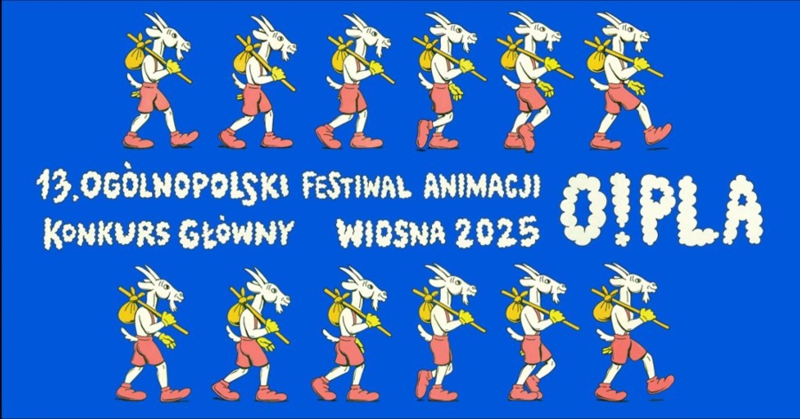 Plakat Ogólnopolskiego Festiwalu Animacji O!PLA