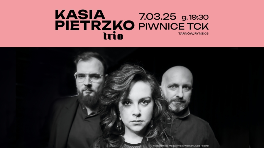 Plakat koncertu Kasia Pietrzko Trio