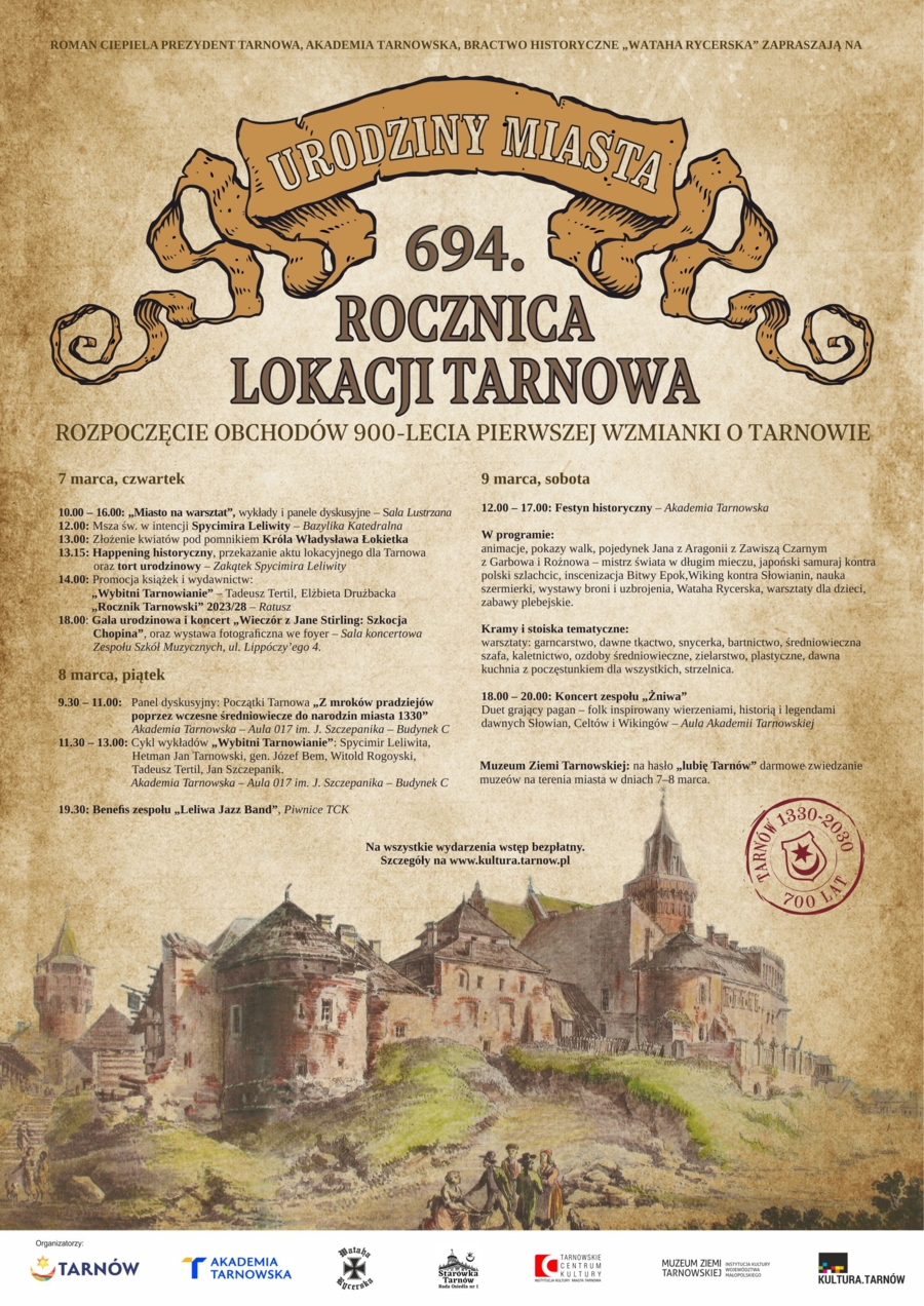 Plakat Urodzin Miasta Tarnowa