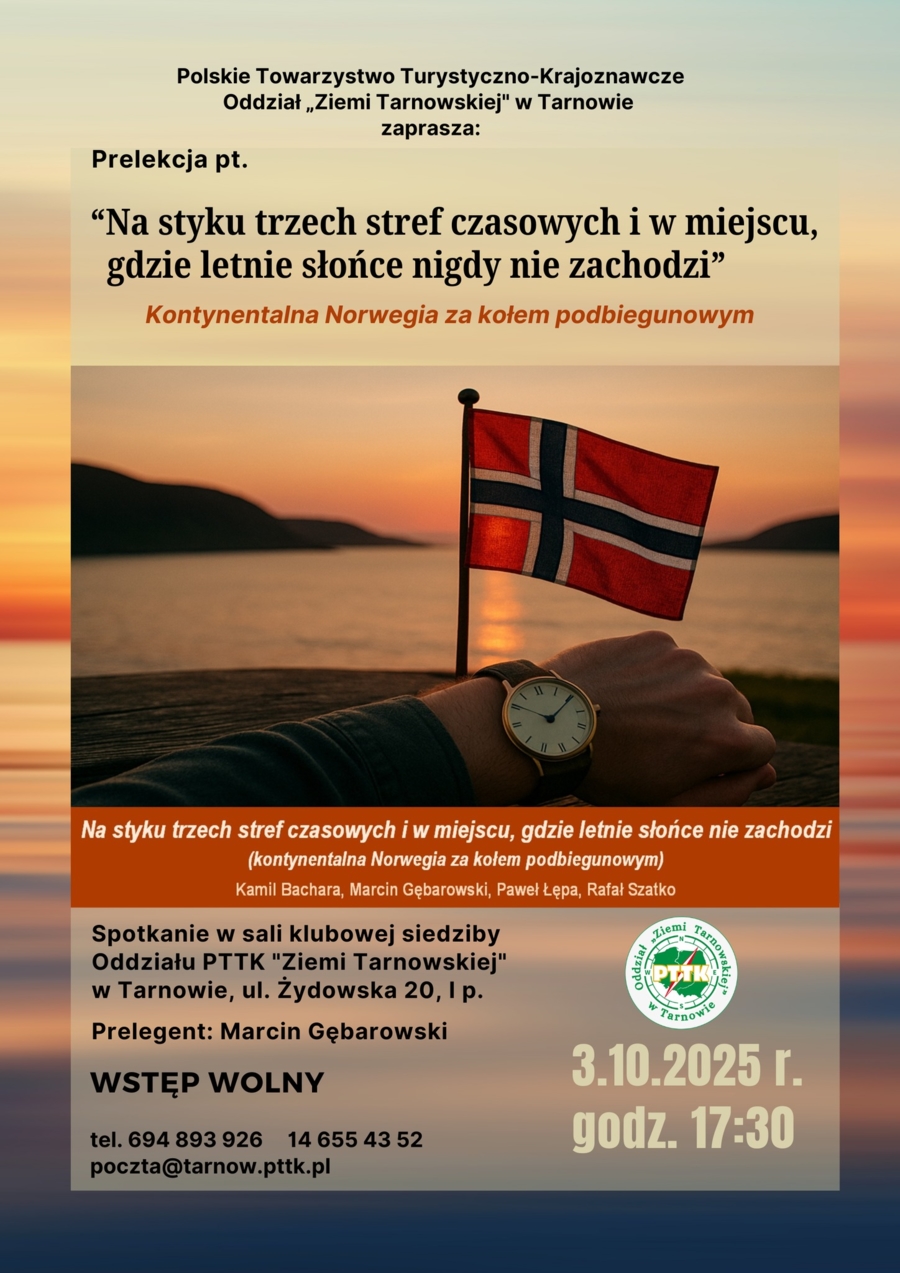Plakat prelekcji Marcina Gębarowskiego