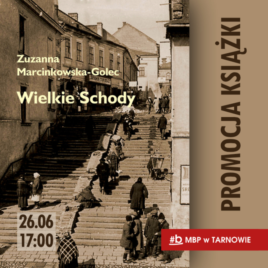 Plakat spotkania autorskiego z Zuzanną Marcinkowską-Golec