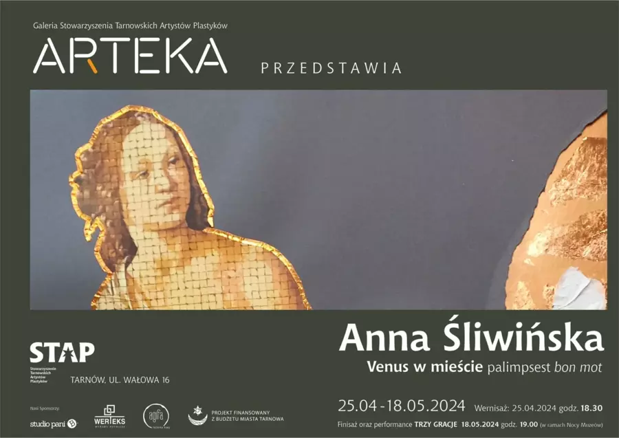 Zaproszenie na wystawę Anny Śliwińskiej