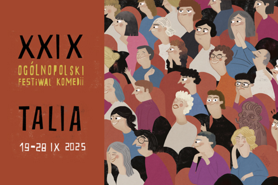 Plakat XXIX Ogólnopolskiego Festiwalu Komedii "Talia"