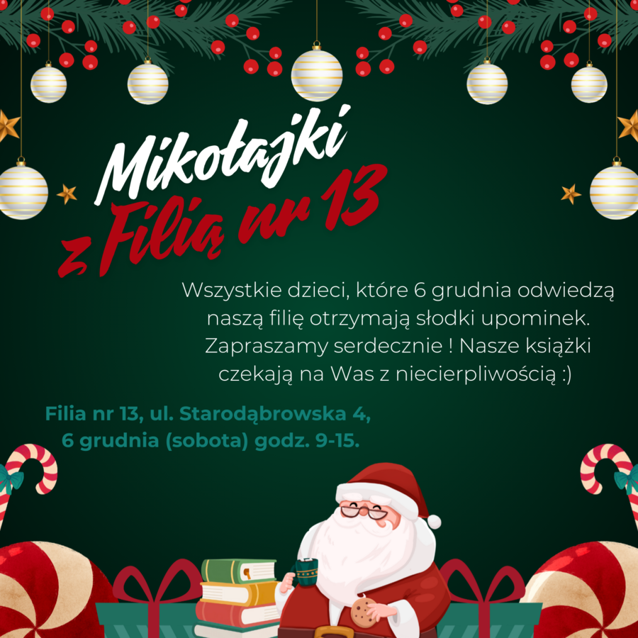 Mikołajki z filią nr 13