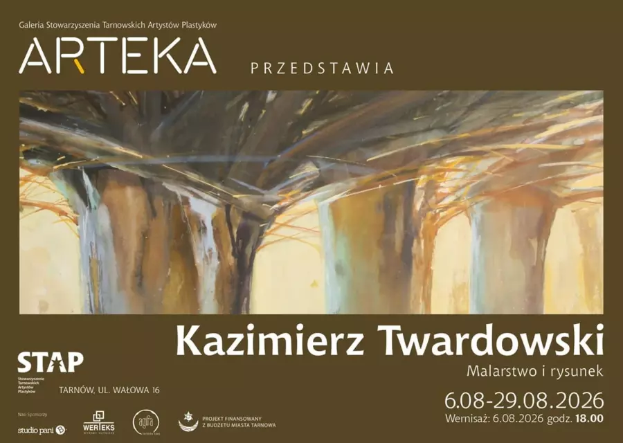 Zaproszenie na wystawę Kazimierza Twardowskiego