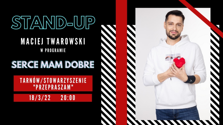 stand-up plakat wydarzenia