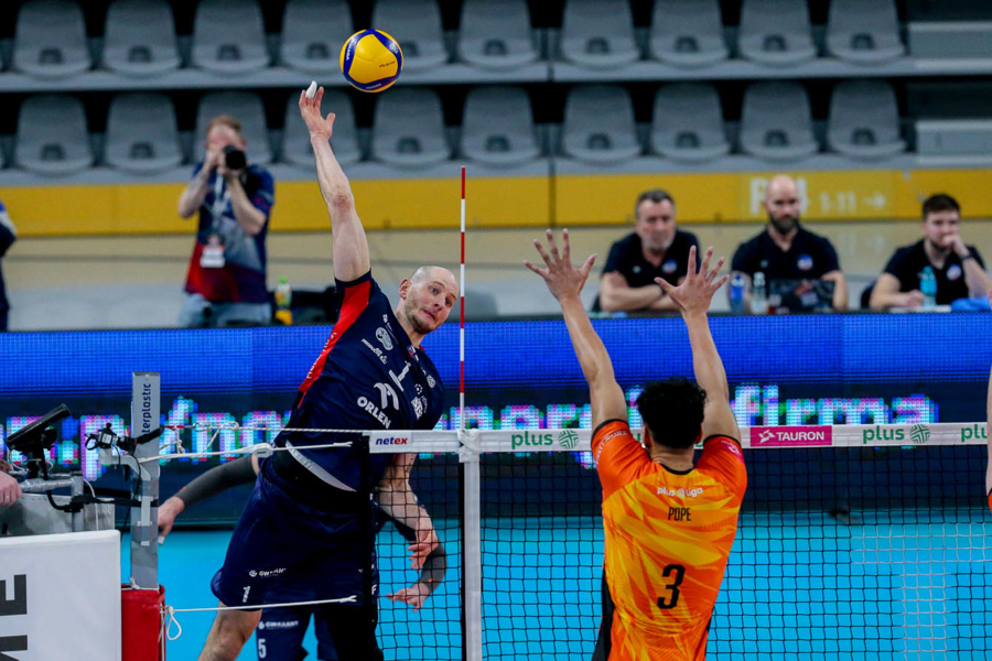 Mecz Plus Ligi siatkówki mężczyzn: Barkom Każany Lwów - ZAKSA Kędzierzyn-Koźle