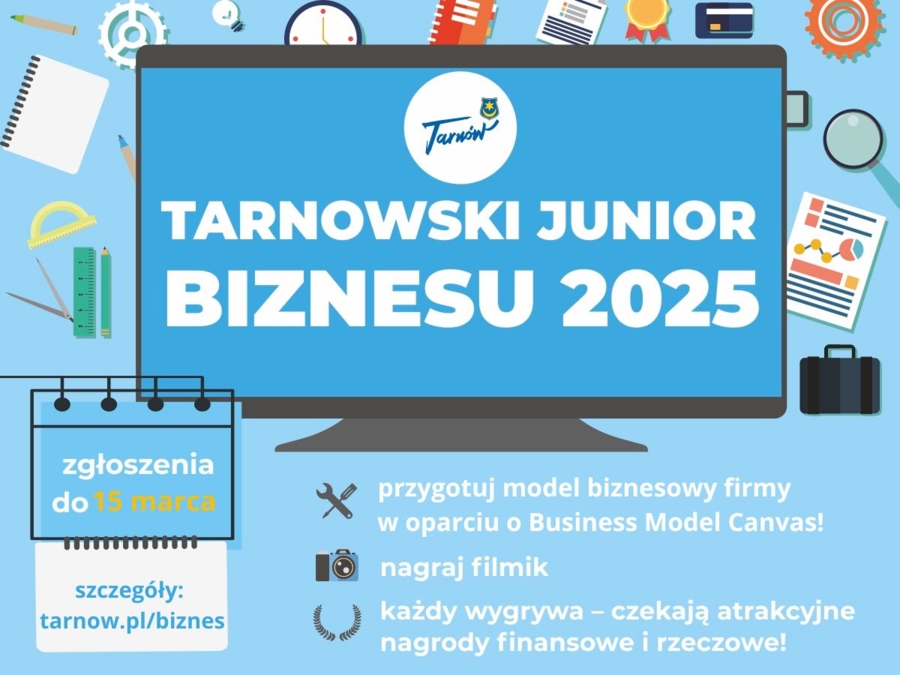 plakat Tarnowskiego Juniora Biznesu