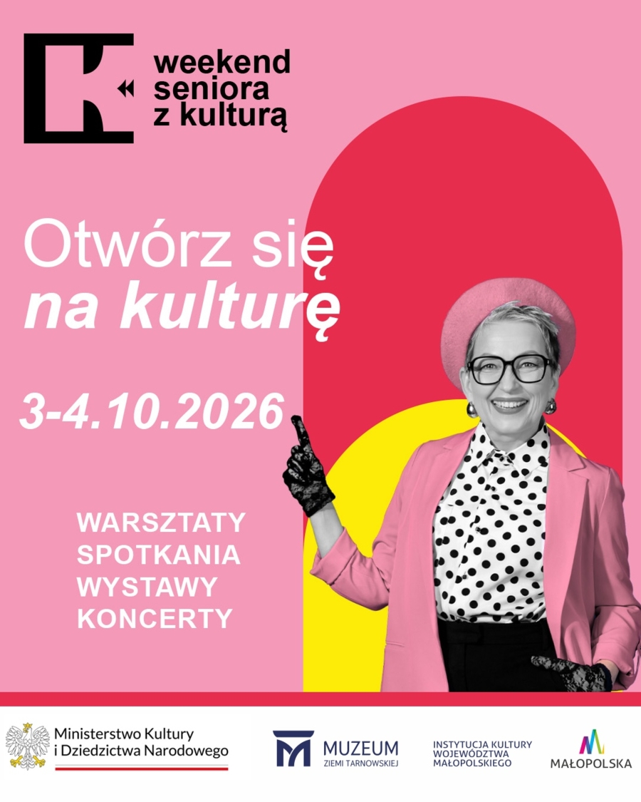 Plakat "Weekendu Seniora z Kulturą"