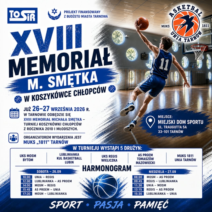 Plakat Memoriału Michała Smętka
