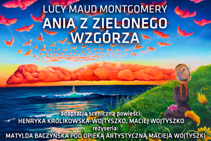 plakat spektaklu Ania z Zielonego Wzgórza