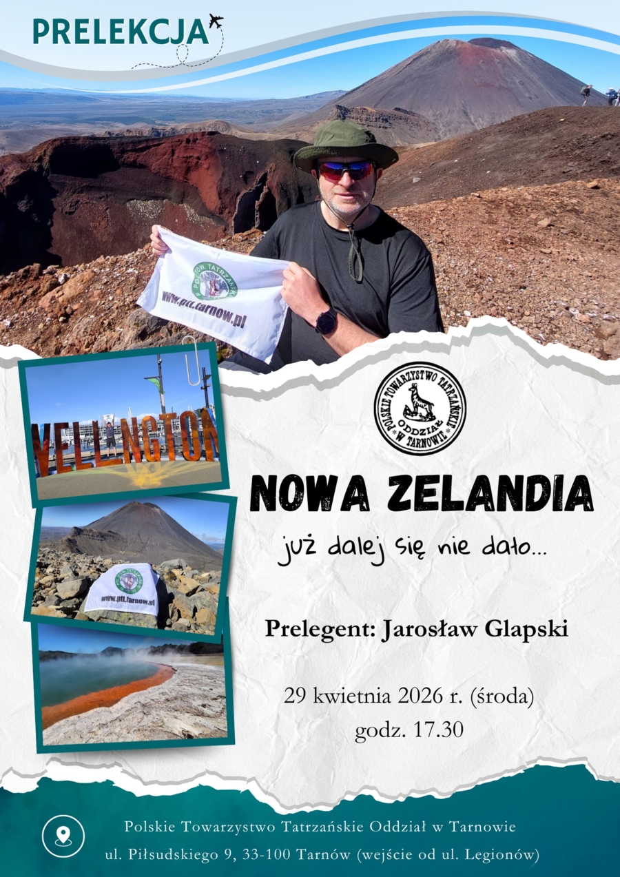 Plakat prelekcji Jarosława Glapskiego