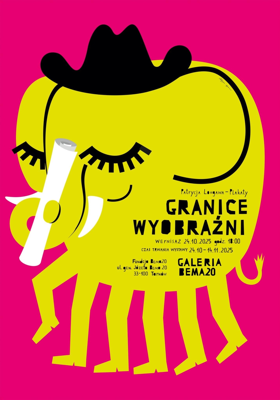 Plakat wystawy Patrycji Longawy