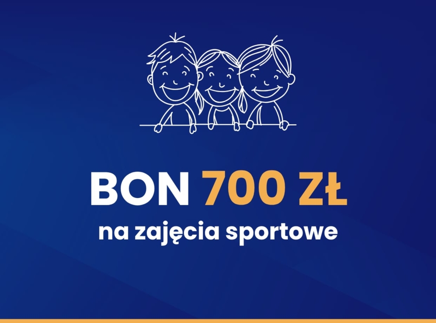 tekst BON 700 zł na zajęcia sportowe