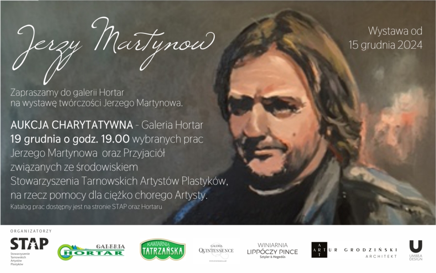 Plakat wystawy Jerzego Martynowa