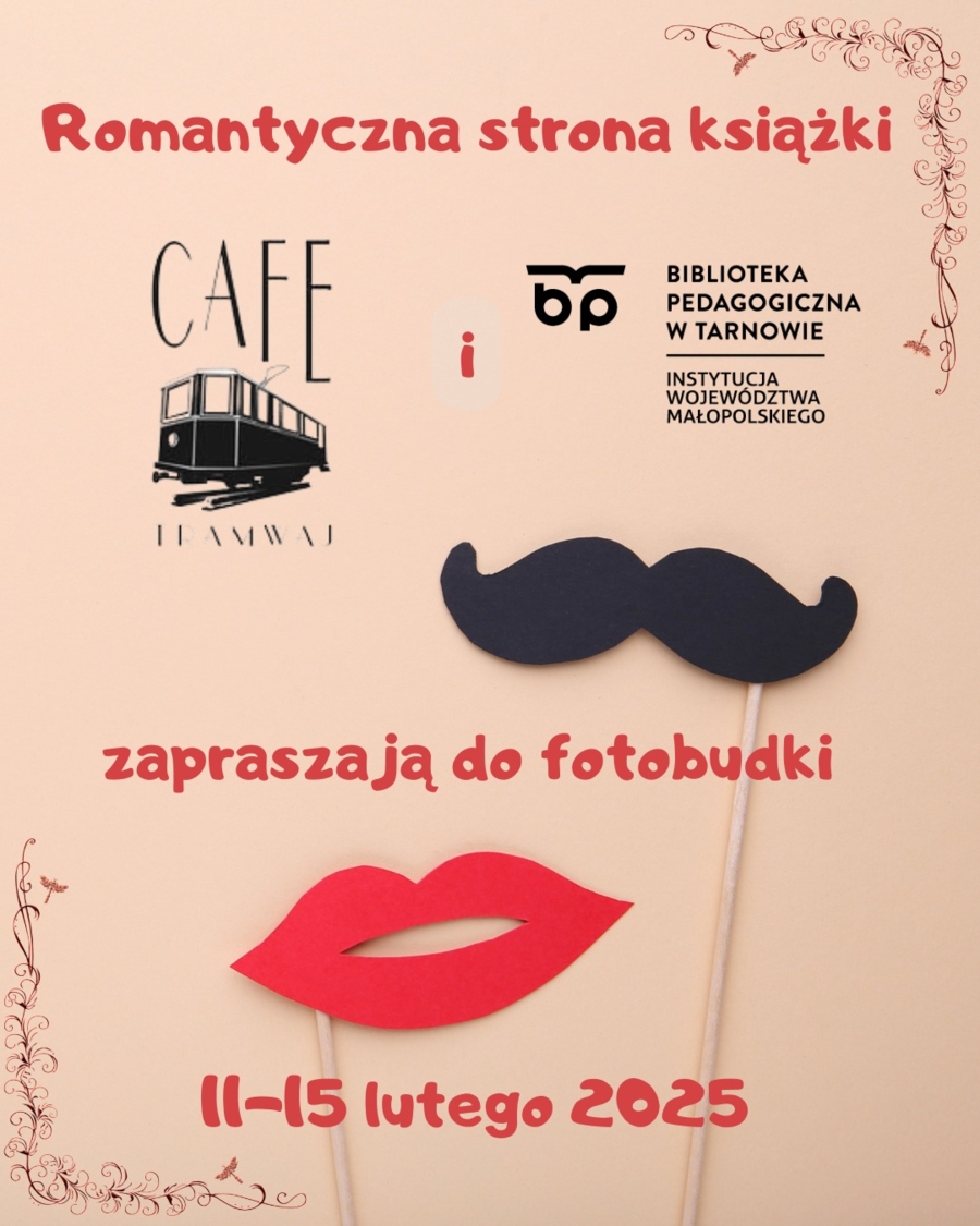 Plakat akcji "Romantyczna strona książki"