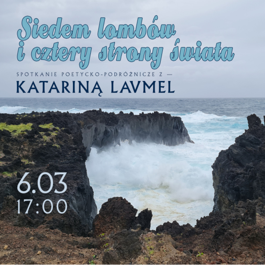 Plakat spotkania z Katariną Lavmel