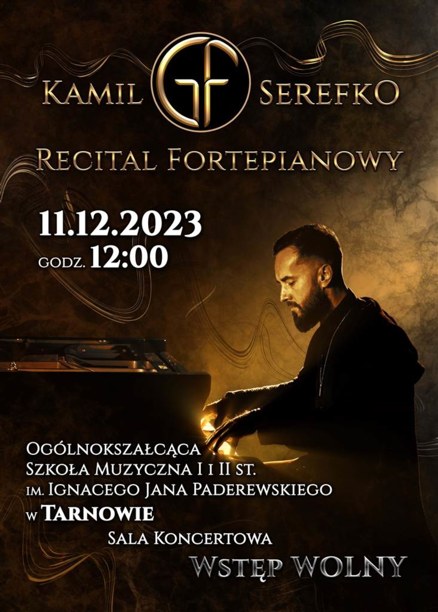 Plakat recitalu Kamila Serefki
