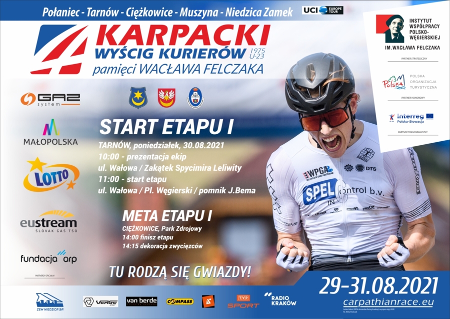 Plakat Karpackiego Wyścigu Kurierów