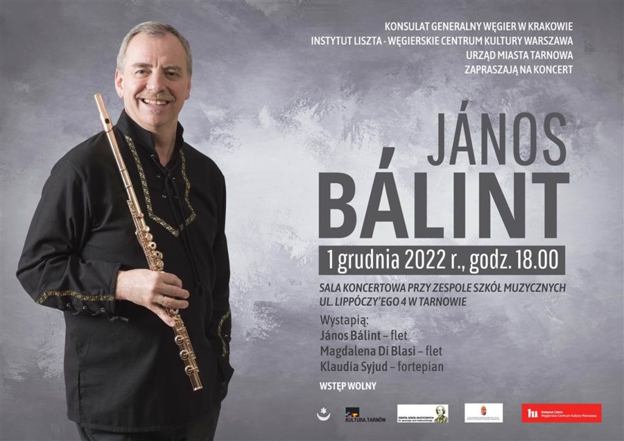 Plakat koncertu Janosa Balinta