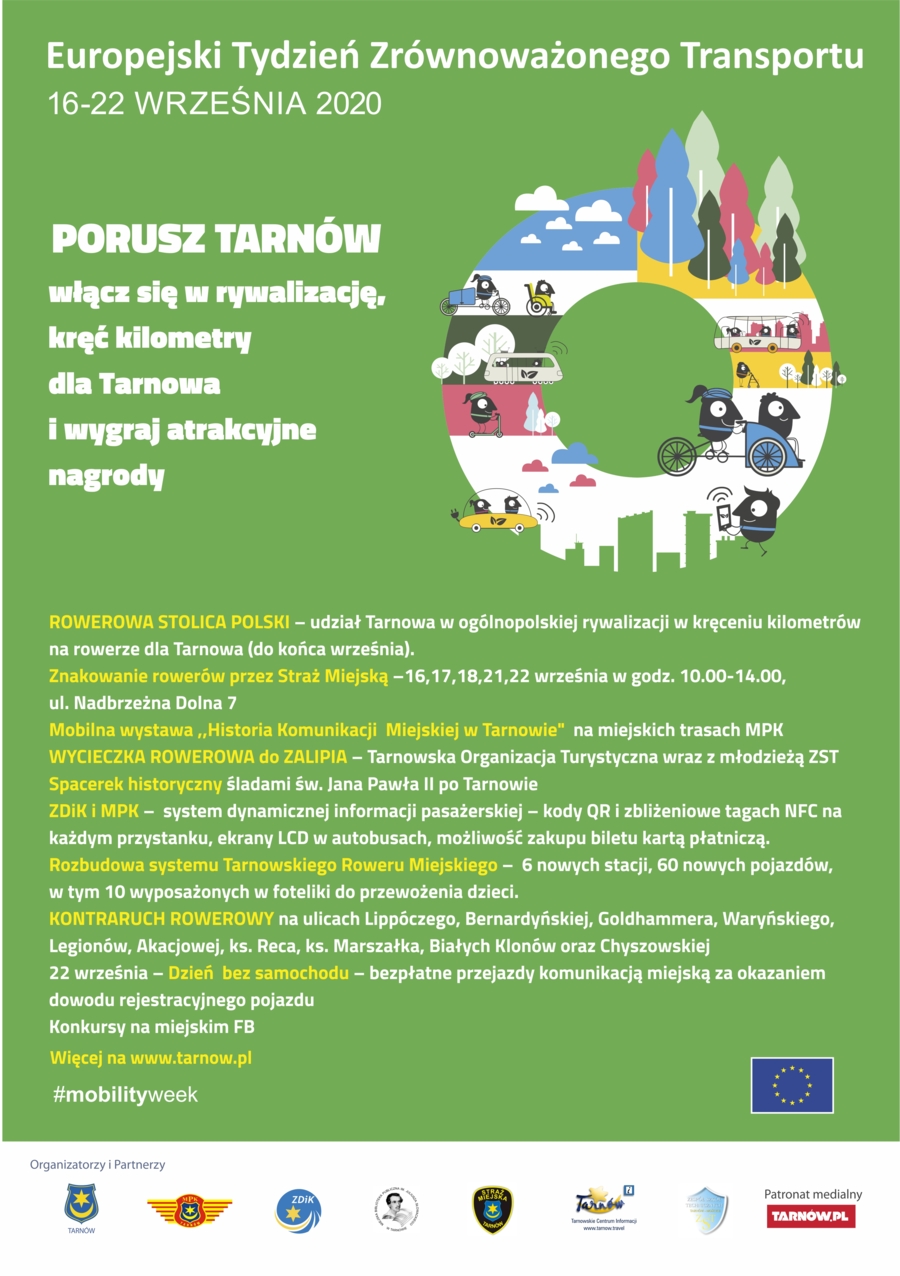 Plakat Europejskiego Tygodnia Zrównoważonego Transportu