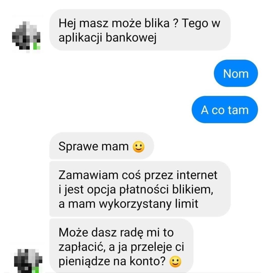 Rozmowa na messengerze