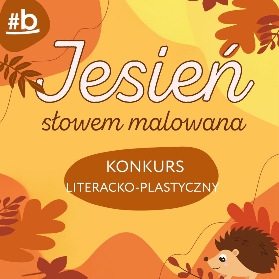 Plakat konkursu "Jesień słowem malowana"