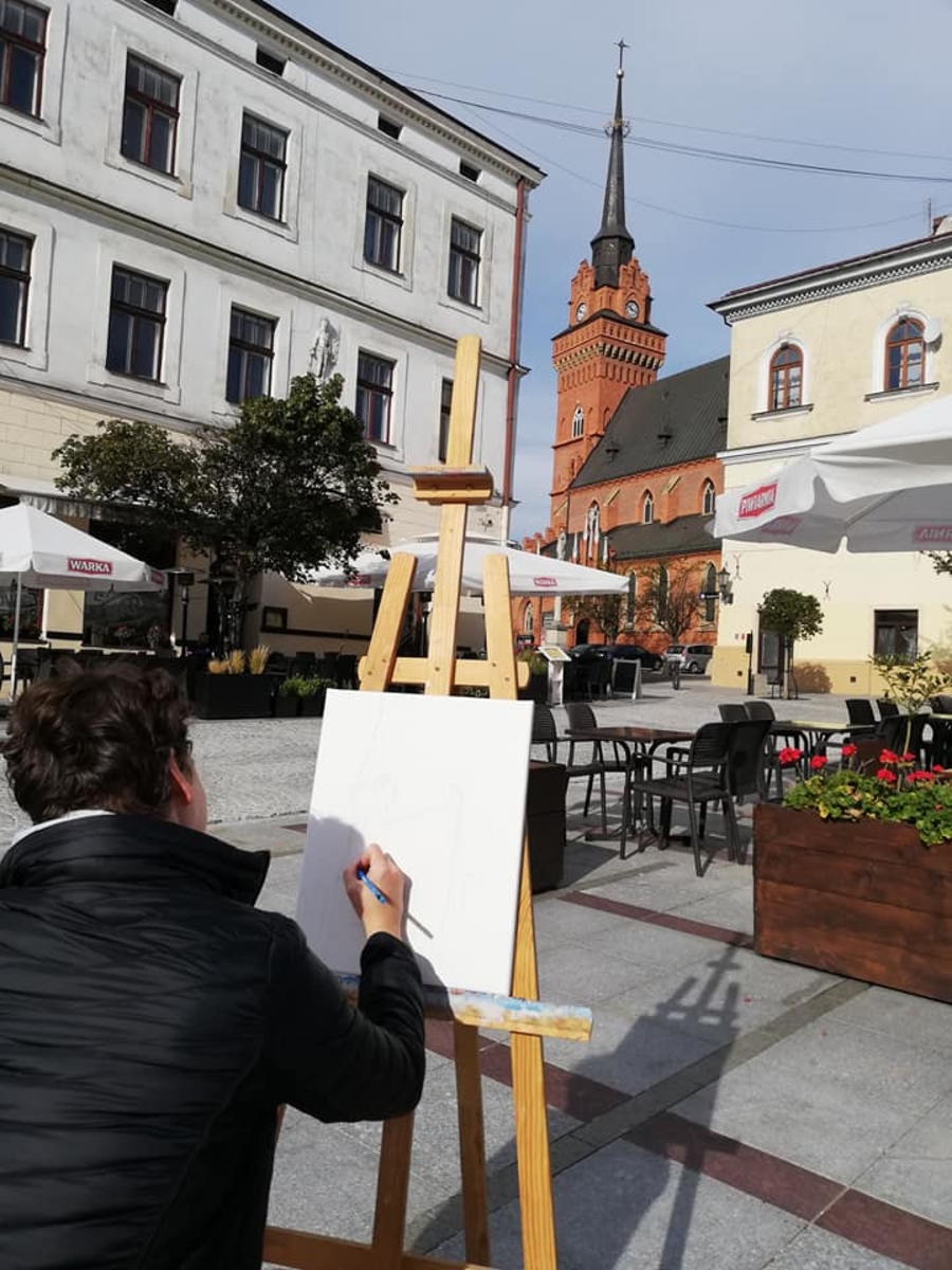 Plener malarski na Rynku