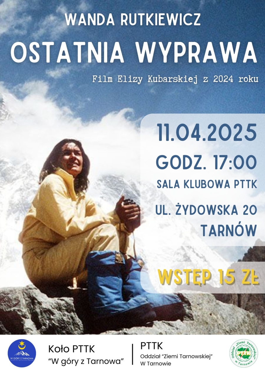 Plakat filmu "Wanda Rutkiewicz. Ostatnia wyprawa".