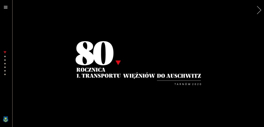 Strona 1. transportu więźniów do Auschwitz